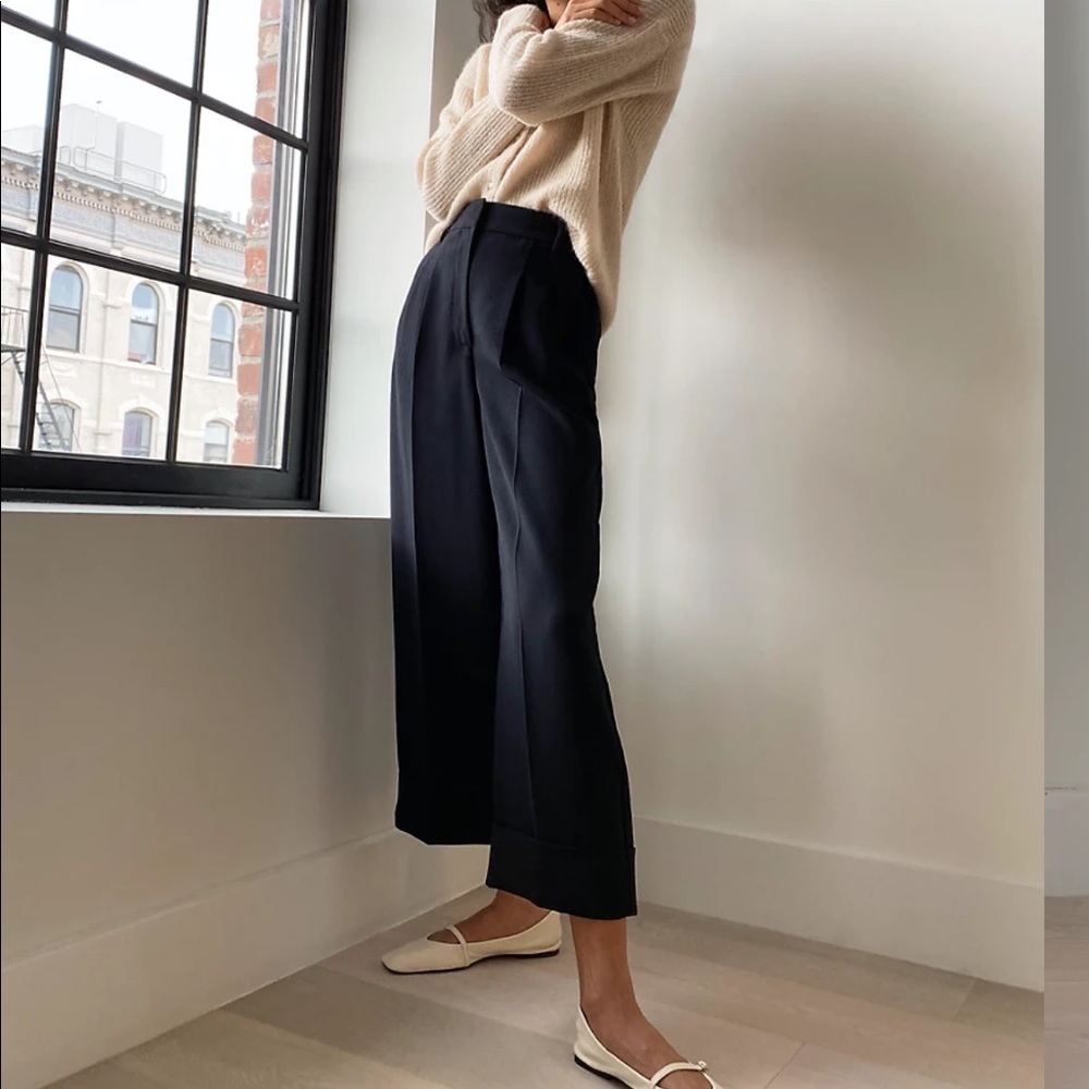 Aritzia Wilfred Effortless Cuffed Prose Pants